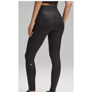 Lululemon Wunder Train High-Rise Tight 28" *Foil Black Size 4 New With Tag $118
